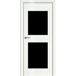 Дверь межкомнатная Эмаль "Флэш 15"/ Черное стекло